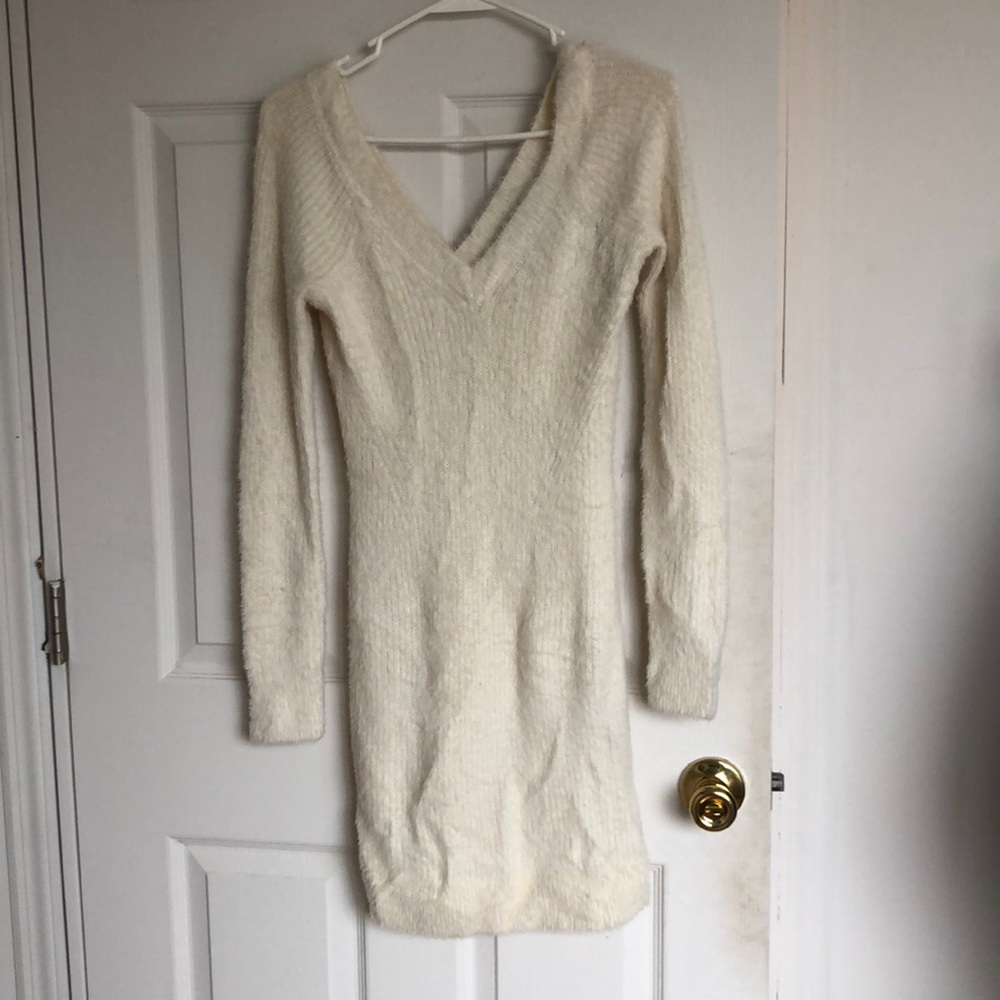 Abercrombie faux fur mini dress